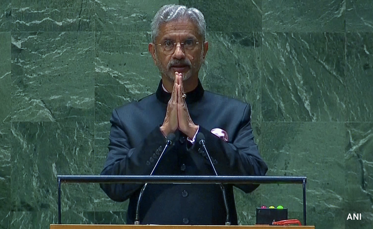 भारत की ओर से नमस्ते... जयशंकर ने UNGA सत्र को किया संबोधित, चरमपंथ पर कनाडा को सुनाई खरी-खरी