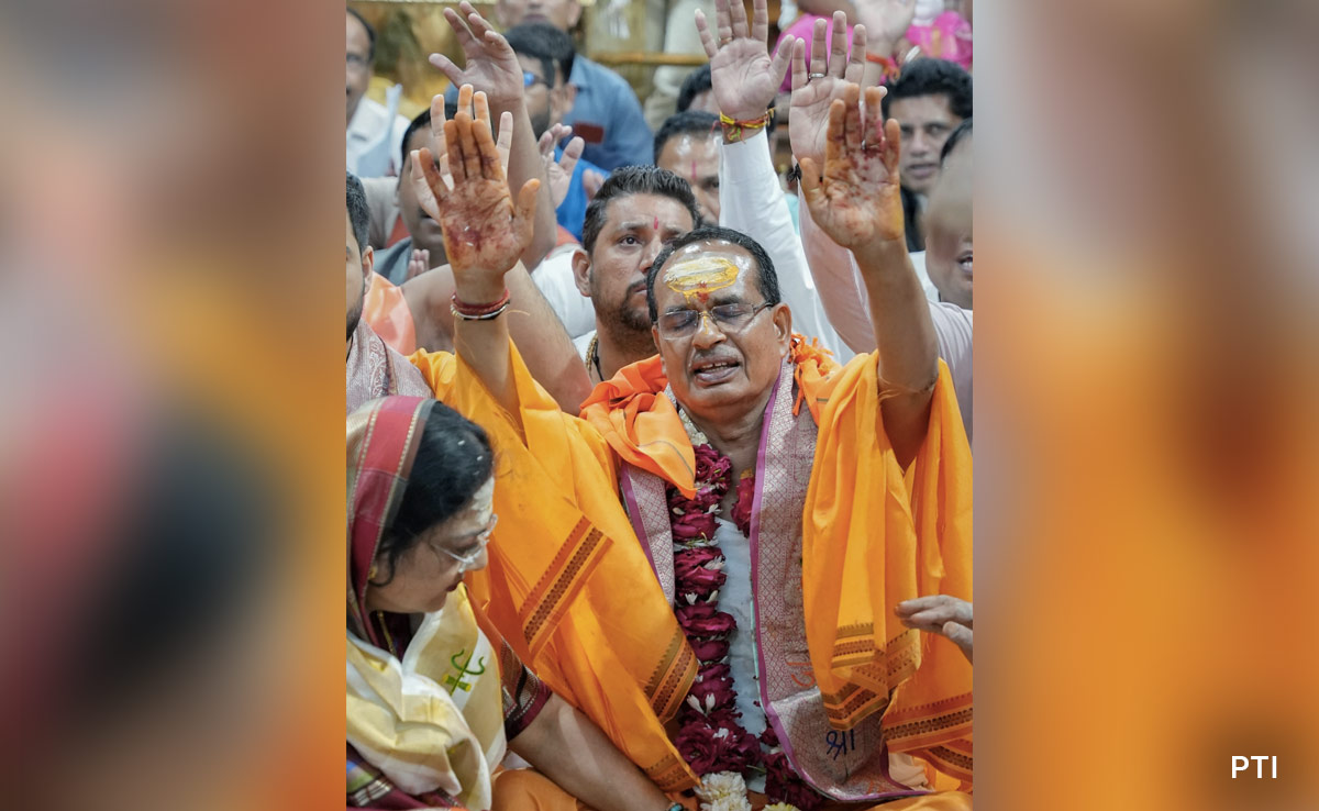 After Last Week's Temple Visit, Shivraj Chouhan Returns To Thank For Rainfall