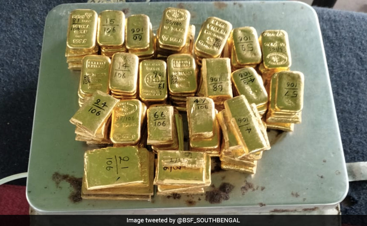 Gold Worth Over Rs 8 Crore Seized In Bengal, 2 Smugglers Arrested
