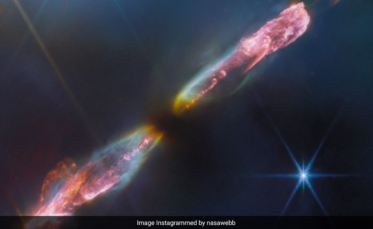 NASA's James Webb Telescope Captures Stunning Shot Of A Newborn Sun-Like Star