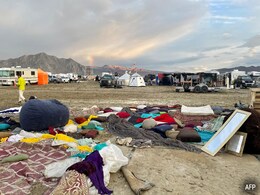 Exodus Begins At Drenched Burning Man Festival In US Desert Exodus Begins At Drenched Burning Man Festival In US Desert