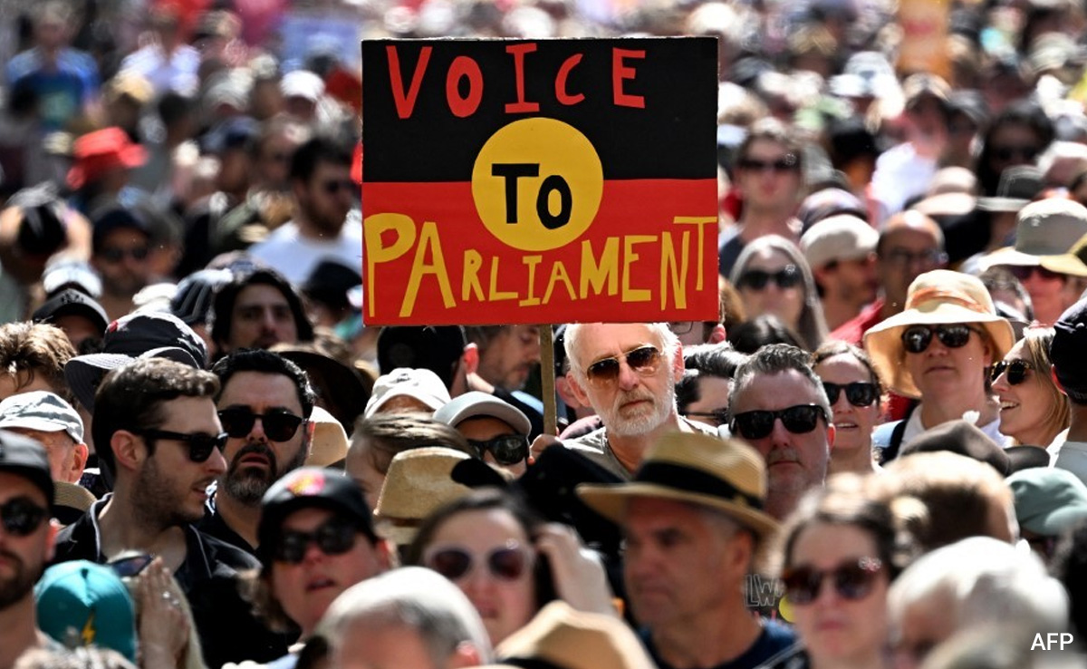 Indigenous Rights Supporters Rally Across Australia Ahead Of Key Vote