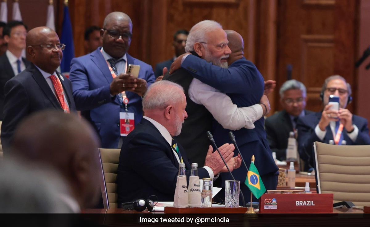 African Union Joins G20 After PM Modi Hugs Chief, Offers Him Seat At Table