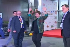 IMF Chief Arrives In Delhi For G20 Summit, Enthralled By Welcome Dance IMF Chief Arrives In Delhi For G20 Summit, Enthralled By Welcome Dance