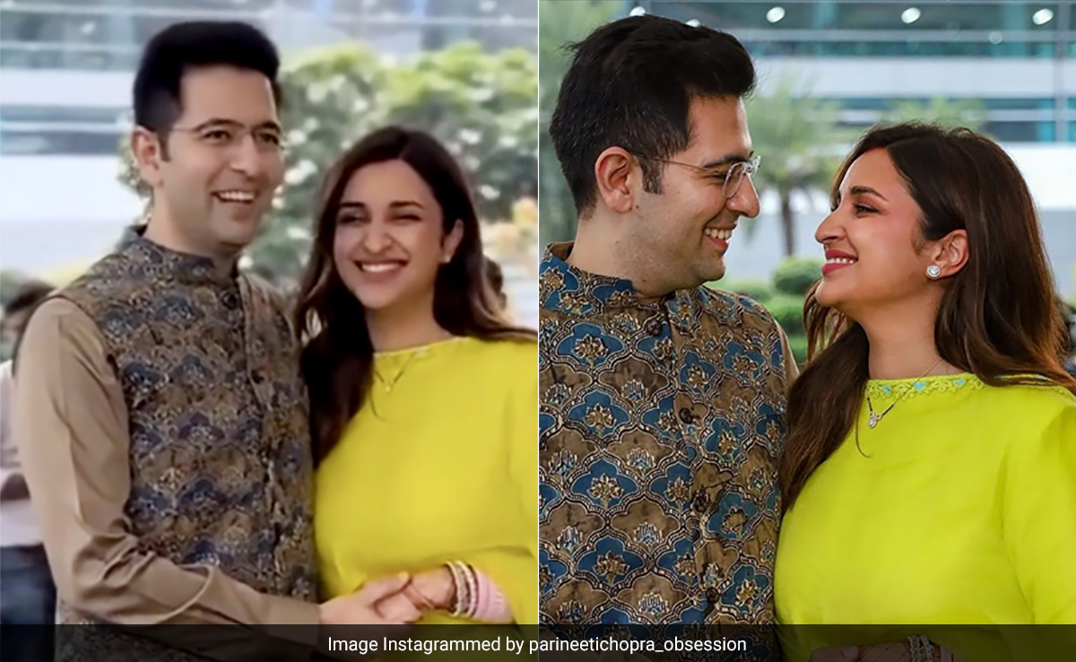 Back in Delhi, Newlyweds Parineeti Chopra and Raghav Chadha Ace Couple Style Yet Again