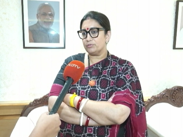 "In A First, Women's Issues At Forefront Of G20": Smriti Irani To NDTV