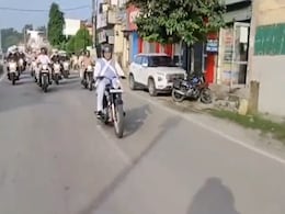 Video: Haryana Chief Minister Rides Royal Enfield, Staff Follow On Bikes Video: Haryana Chief Minister Rides Royal Enfield, Staff Follow On Bikes