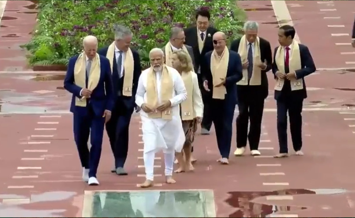 "Gandhiji's Legacy": Nitin Gadkari's G20 Post Featuring PM Modi, World Leaders