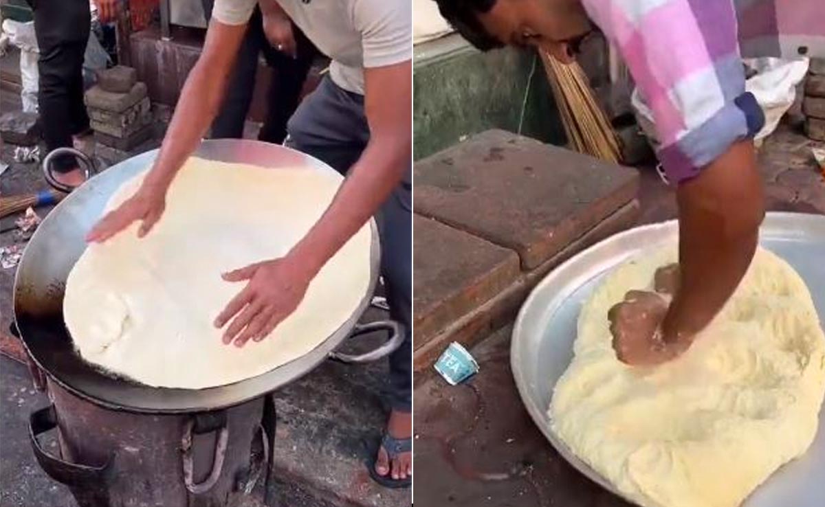 Parotta Making Video: इससे पहले नहीं देखा होगा इतने बड़े आकार का पराठा, वारयल वीडियो देख लोगों ने पकड़ लिया अपना सिर...