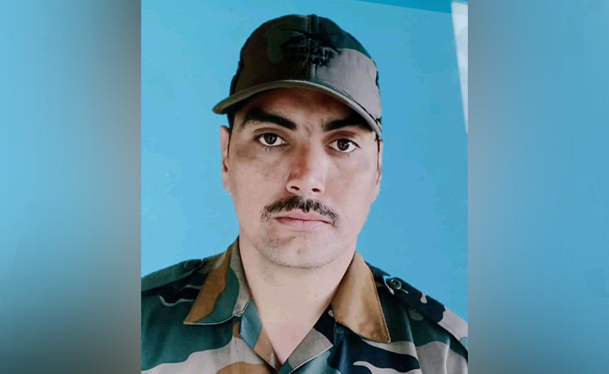 जम्मू कश्मीर में आतंकी मुठभेड़ में चूरू का लाल शहीद, सर्च ऑपरेशन के दौरान सीने पर लगी गोली