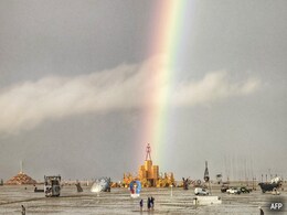 70,000 Affected After Rain Spoils The Party At Burning Man Festival In US 70,000 Affected After Rain Spoils The Party At Burning Man Festival In US