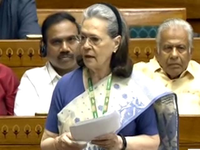 मेरे पति ये बिल लाए थे, मेरे लिए ये मार्मिक क्षण : सोनिया गांधी