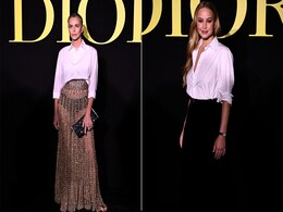 Like Jennifer Lawrence And Charlize Theron, The White Shirt Is A Celebrity Fall Style Staple Like Jennifer Lawrence And Charlize Theron, The White Shirt Is A Celebrity Fall Style Staple