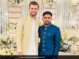 Watch: Babar Gives Shaheen Big Hug After Making Grand Entry To His Wedding