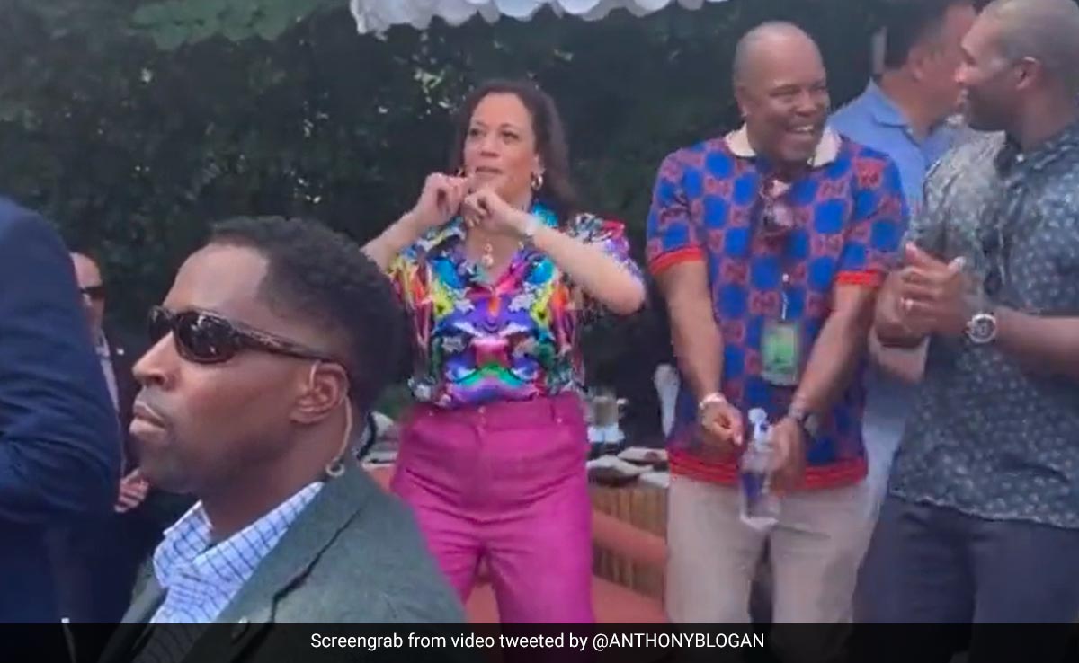 Watch: Kamala Harris Dances To Hip-Hop At White House Party, Internet Reacts