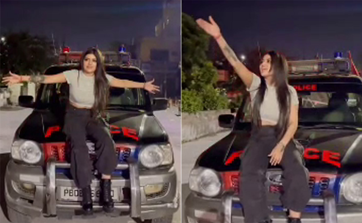 Punjab Cop Suspended After Influencer Uses Police Vehicle For Insta Reel