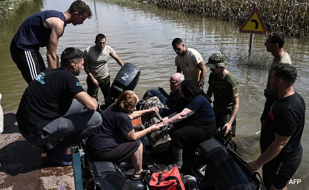 Flood-Hit Greece Steps Up Rescue Efforts As Several Still Missing