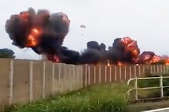 Video: Military Jet Crashes In Italy, Hits Car. A Five-Year-Old Is Dead Video: Military Jet Crashes In Italy, Hits Car. A Five-Year-Old Is Dead