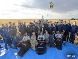 US-Russia Joint Crew Return To Earth After Year Long Space Mission US-Russia Joint Crew Return To Earth After Year Long Space Mission