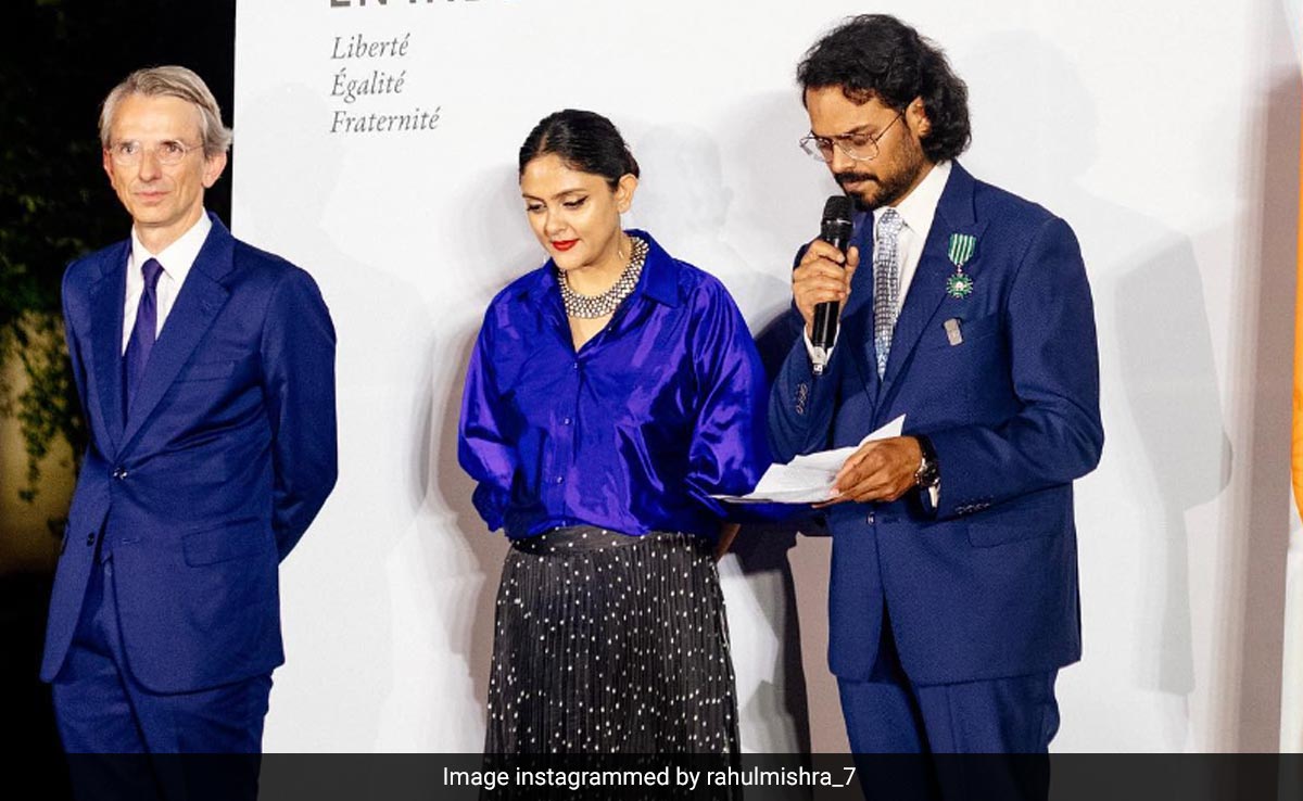 Designer Rahul Mishra's Indian Artistry Honoured With The Prestigious French Chevalier Of The Order Award