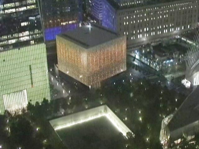 New York Skies Lit Up To Pay Tribute To 9/11 Victims