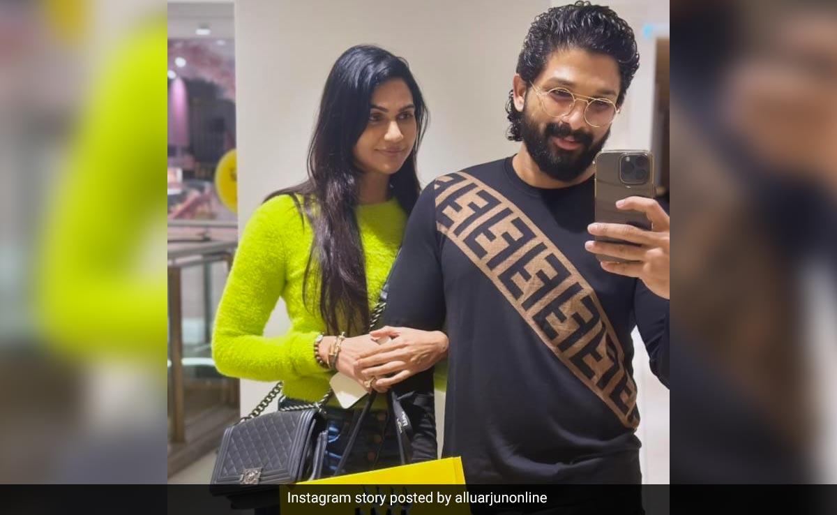 Allu Arjun's Adorable Birthday Wish For The "Sunshine Of His Life" - Wife Sneha