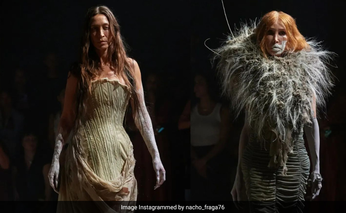 Mud Fight Or Fashion Show? Designer Elena Velez's Feminist-Themed Runway Was The Most Viral Moment From NYFW 2023