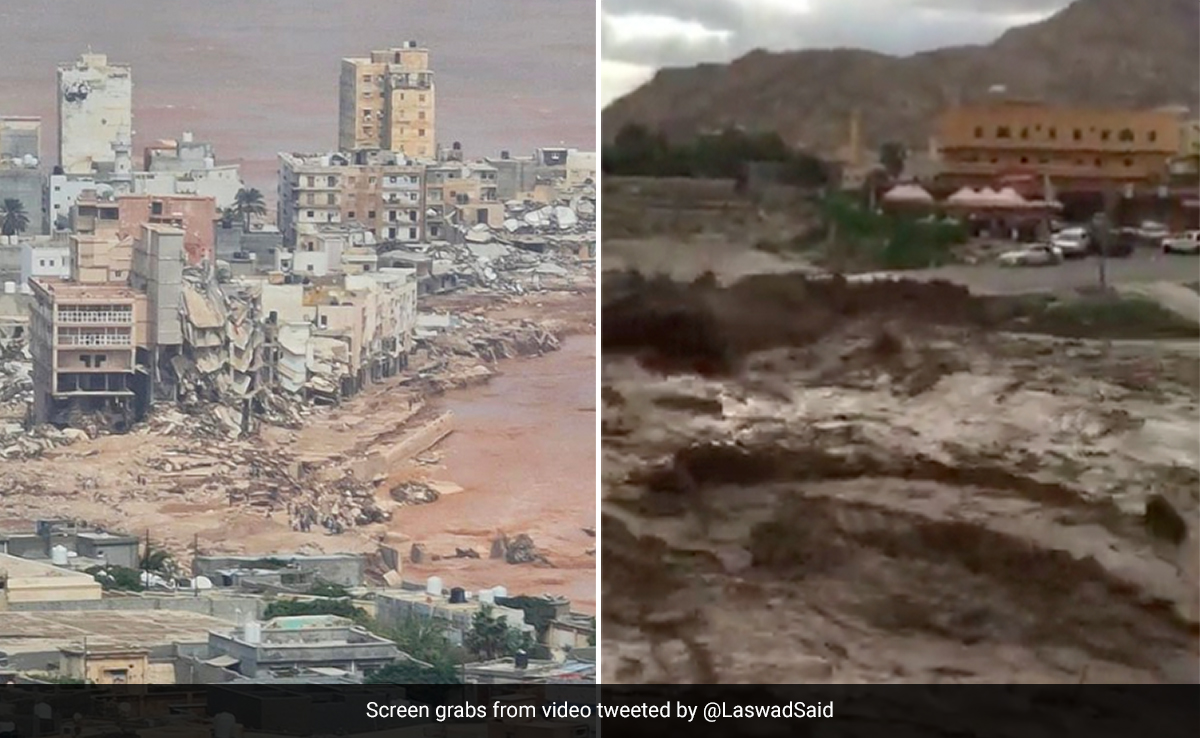 Collapsed Buildings, Drowned Cars:  Videos Show Scale Of Destruction After Floods In Libya