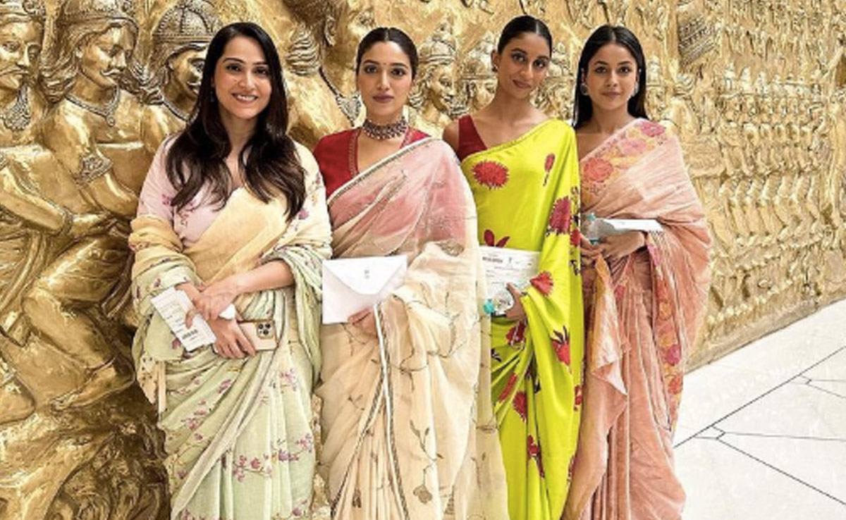 Pics: Bhumi Pednekar, Shehnaaz Gill And Team <i>Thank You For Coming</i> Visit The New Parliament Building