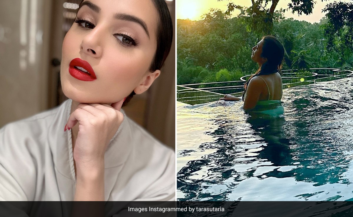 Tara Sutaria's Holiday In Goa Includes Sunsets By The Pool, Glam, And Sushi