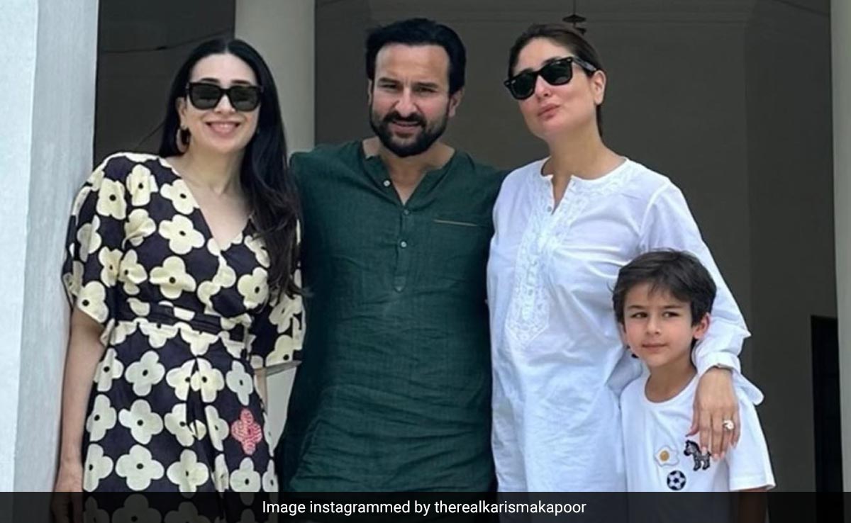 Saif Ali Khan, Kareena-Karisma Kapoor And Taimur In A Blockbuster Picture