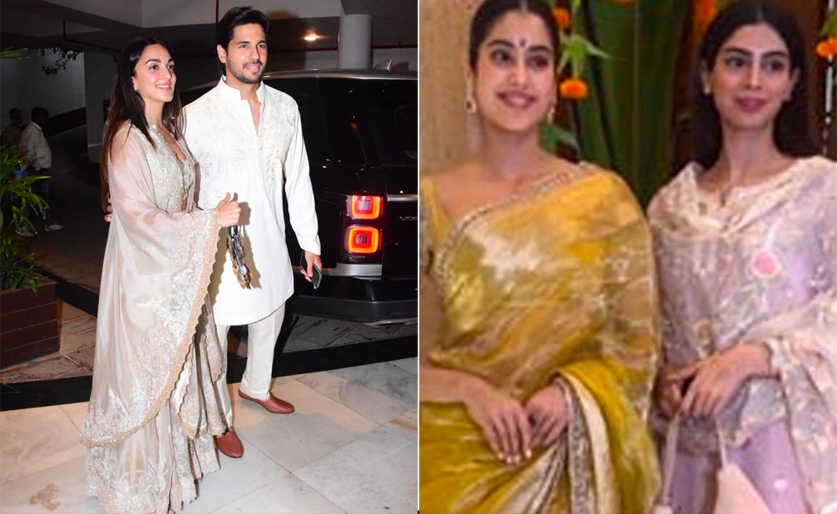 Ganesh Chaturthi 2023: Kiara-Sidharth, Janhvi-Khushi And Others Celebrate At Manish Malhotra's House