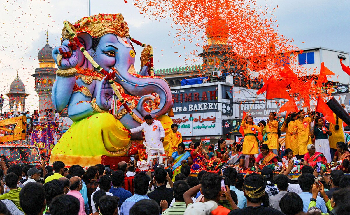 In Pics Ganesh Visarjan Across India