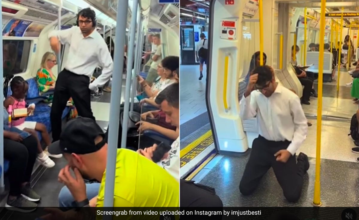Watch: Man Dances To Shah Rukh Khan's <i>'Chaiyya Chaiyya'</i> On London Metro