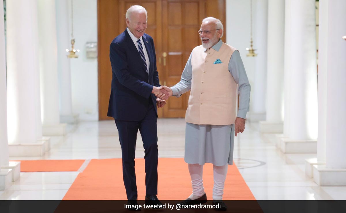 "Great Seeing You, Mr Prime Minister": Biden's Post On X After Meeting PM