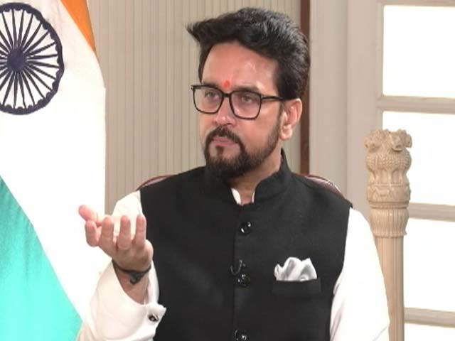 "<i>Ghamandia</i> Bloc Always Speaks Against Hinduism": Anurag Thakur's Attack On Opposition
