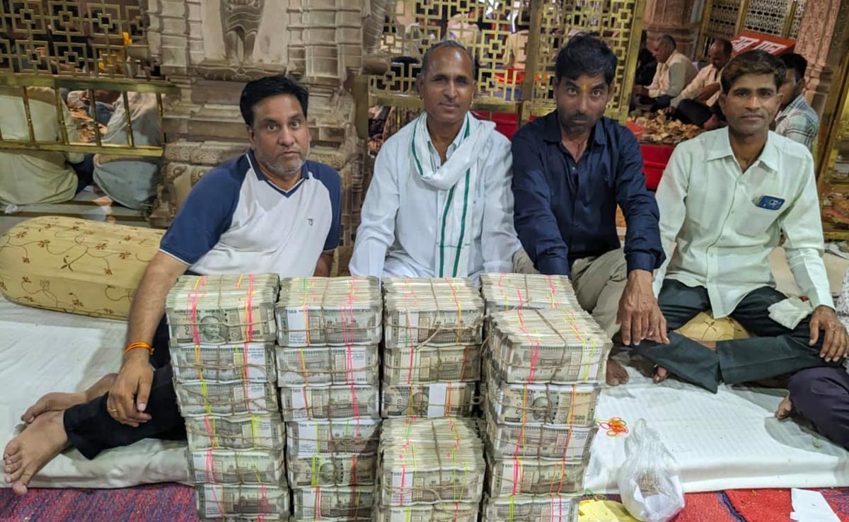 Krishnadham Shri Sanwaliya Seth: पहले दिन दानपेटी से निकले 4.5 करोड़ से ज्यादा नोट