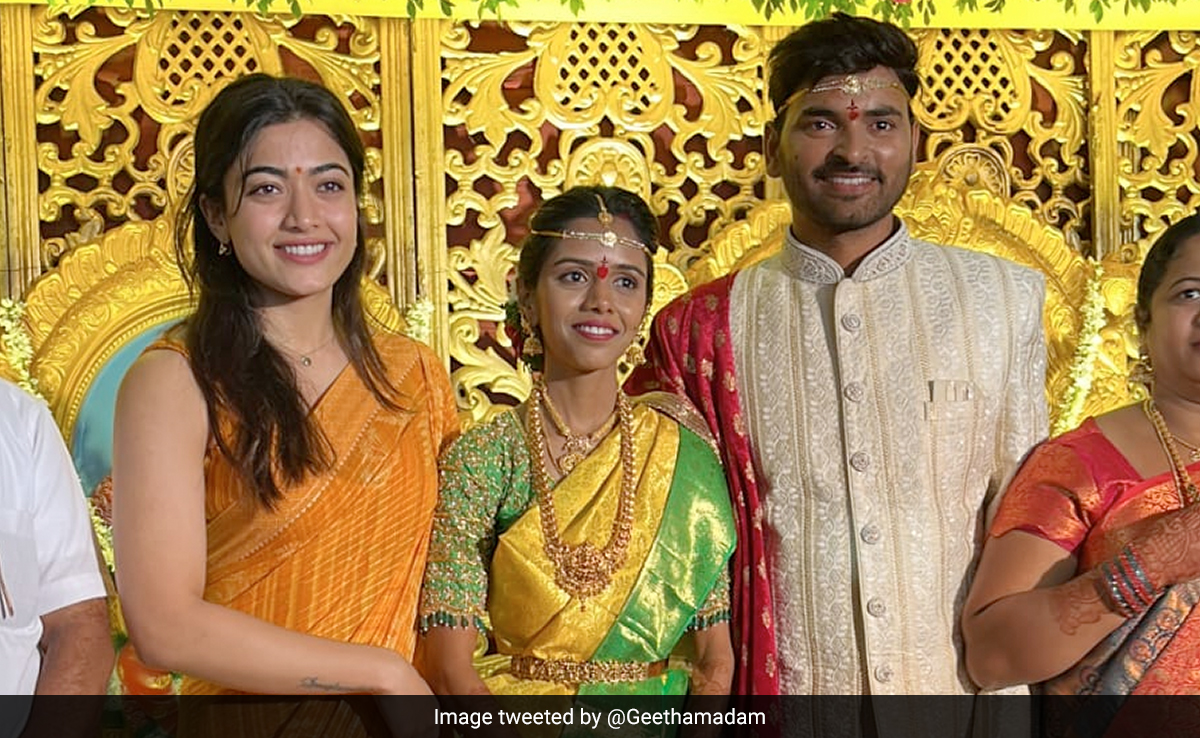 Pics Of Rashmika Mandanna At Her Assistant's Wedding Go Viral