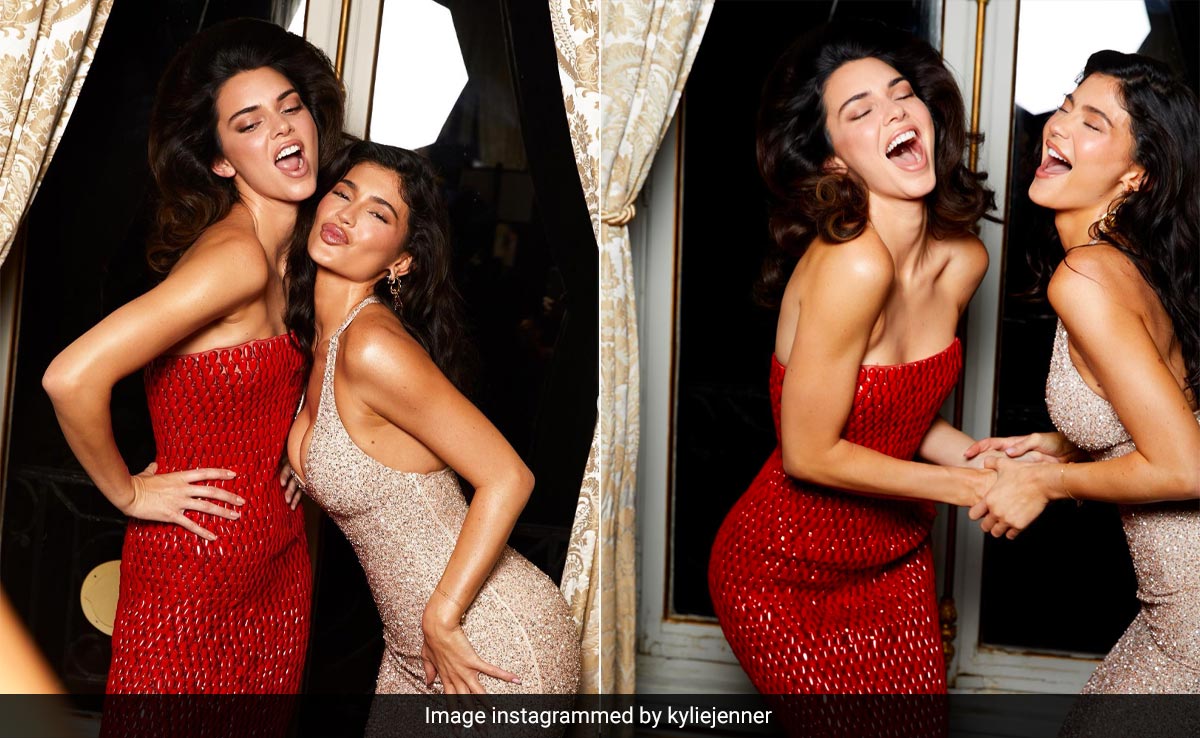 Kylie Jenner, Kendall Jenner And A Stylish PFW 2024 Showcase In Sparkling Schiaparelli Dresses