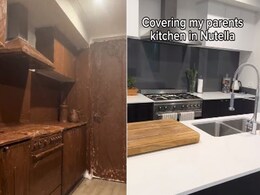 Watch: Kid Covers Parents’ Kitchen With Nutella, Internet Is Confused Why Watch: Kid Covers Parents’ Kitchen With Nutella, Internet Is Confused Why