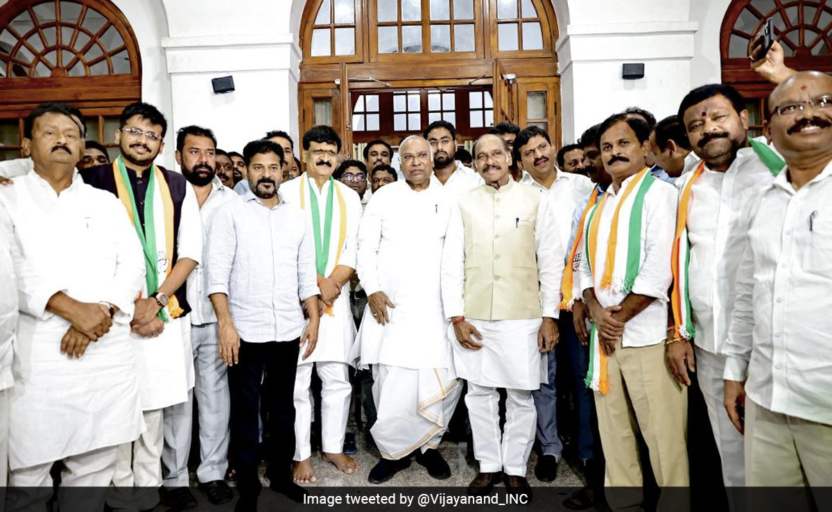 KCR's Party MLA Mynampally Hanumanth Rao, Another Leader Join Congress