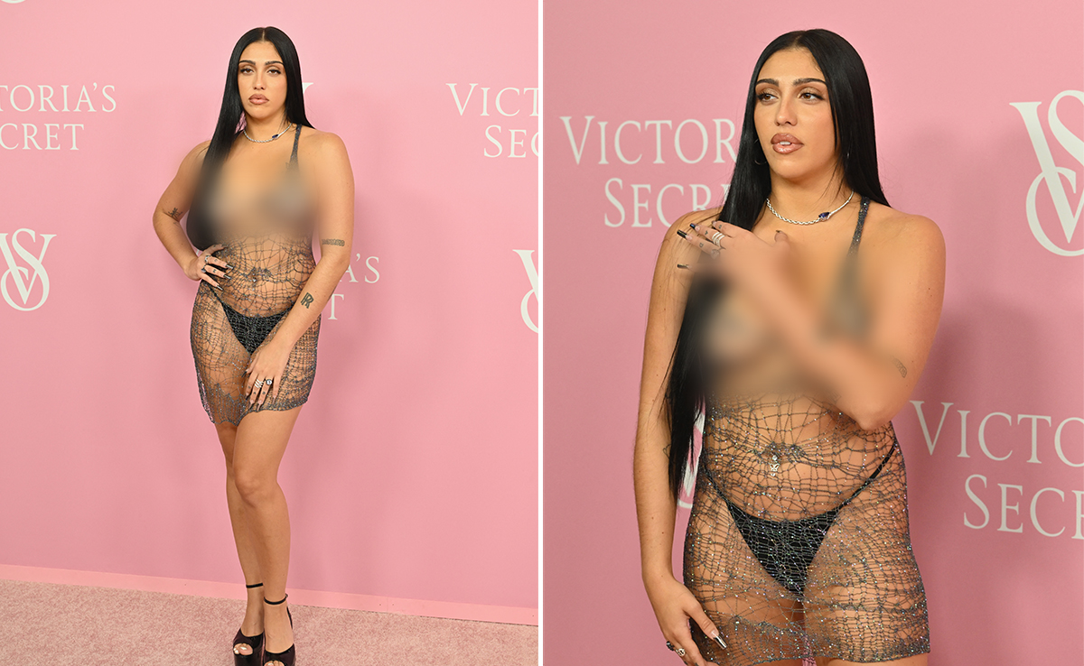 We're Caught In Lourdes Leon's Glamourous Web In Her Rs 3.20 Lakh Risque Chain Mini Dress