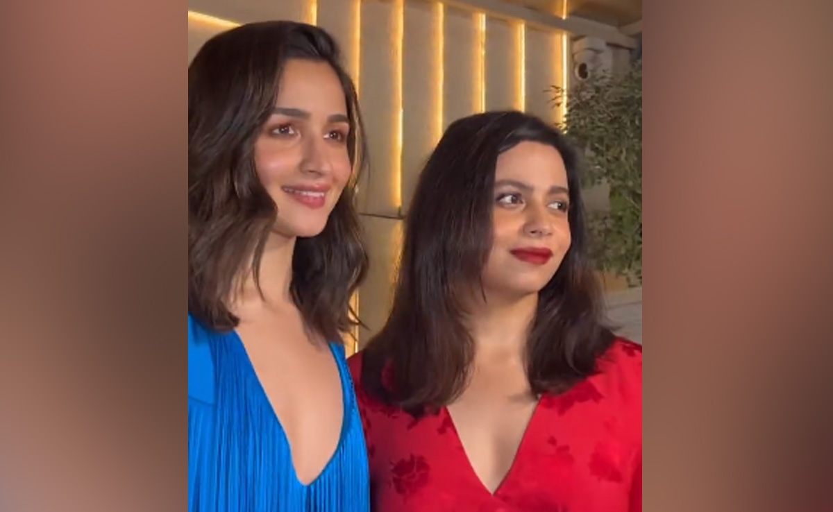 Back From USA, Alia Bhatt Attends BFF Akansha Ranjan Kapoor's Birthday Bash With Sister Shaheen