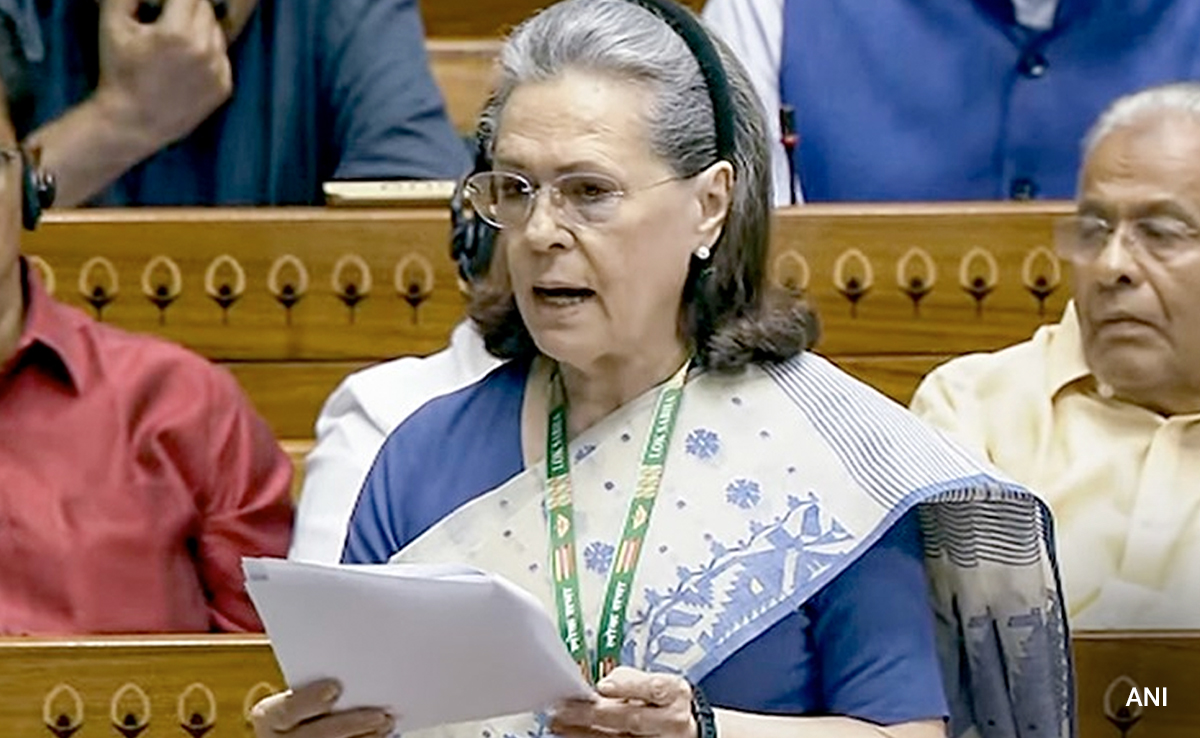 "Rajiv Gandhi's Dream...": Sonia Gandhi On Women's Quota Bill