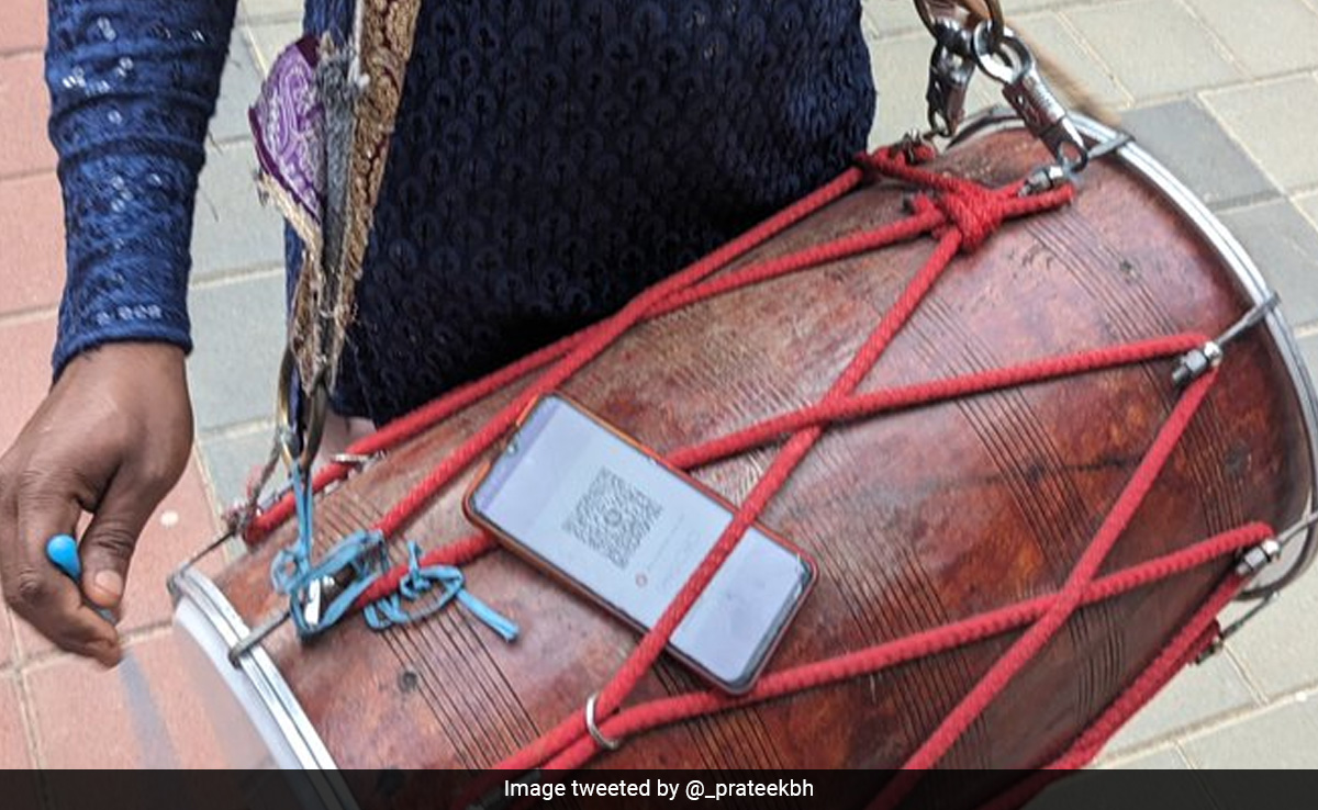 Bengaluru Drummer Offering UPI Code For Tips Impresses Internet