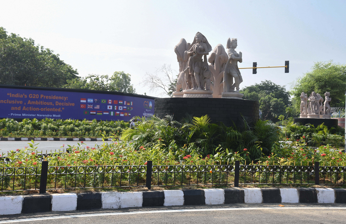 Security Guards For Fountains, Statues Put Up For G20 In Delhi: Officer