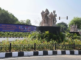Security Guards For Fountains, Statues Put Up For G20 In Delhi: Officer Security Guards For Fountains, Statues Put Up For G20 In Delhi: Officer
