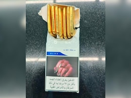 Gold Worth Rs 83 Lakh Hidden In Cigarette Pack At Chandigarh Airport Gold Worth Rs 83 Lakh Hidden In Cigarette Pack At Chandigarh Airport