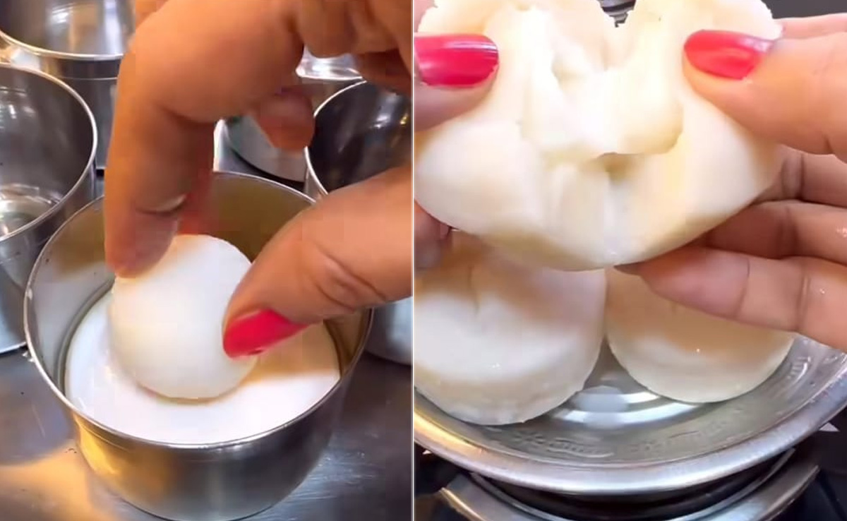 Watch: Video Of Bizarre 'Rasgulla Idli' Goes Viral, Internet Disapproves