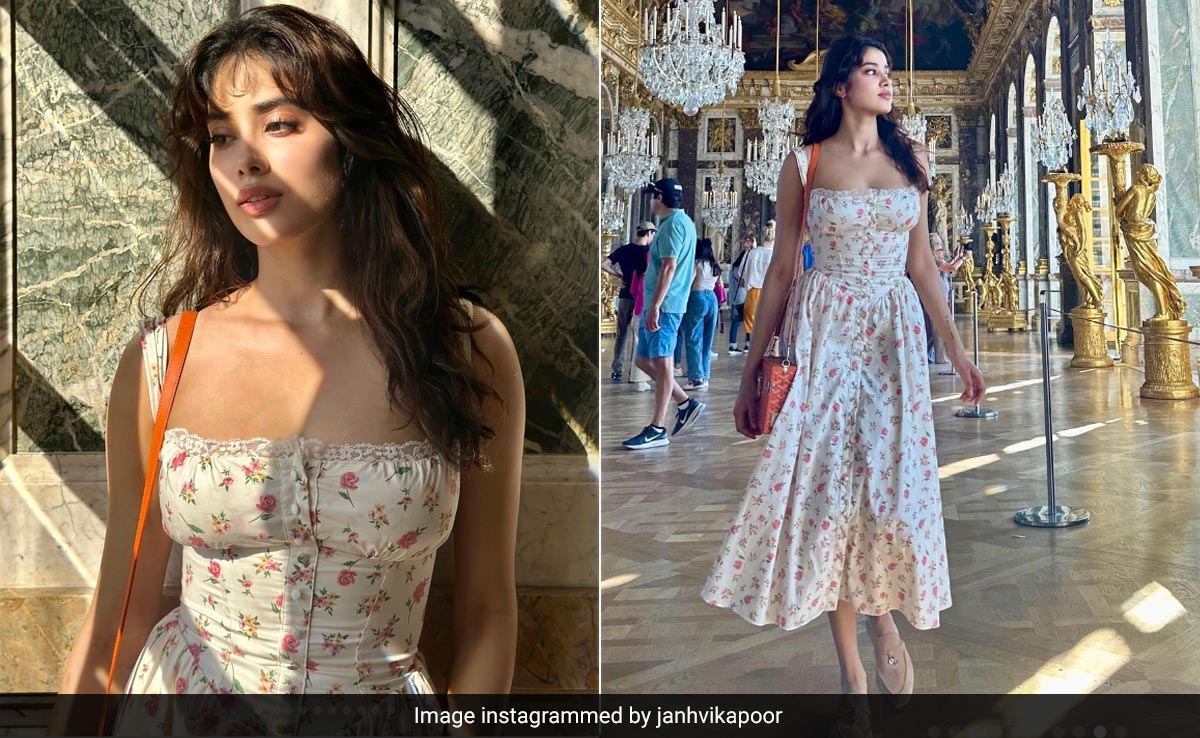 From Floral Dresses To Denim Shorts, Janhvi Kapoor's Paris Holiday Style Looks <i>Tres Magnifique</i>